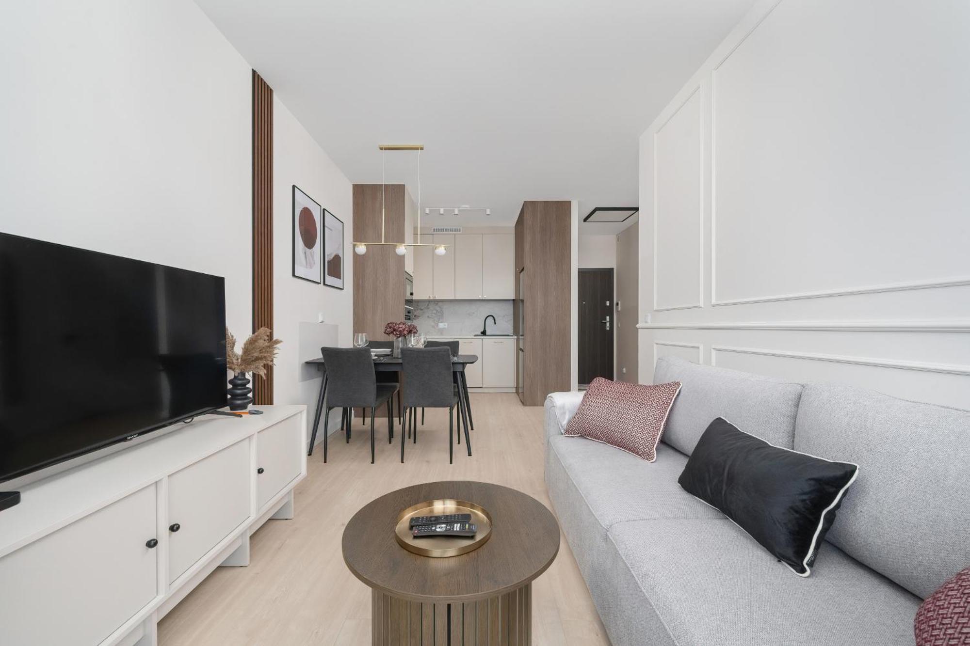 Elegancki Blisko Rzeki Z Garazem Na 2 Auta By Renters Apartment *